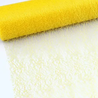 Spiderweb - Mesch - Tischläufer - Tischband - 30cm gelb - Rolle 25m - 67 010-R 300