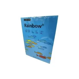Rainbow 88042764 Farbiges Druckerpapier DIN A3 80 g/m2 500 Blatt Blau