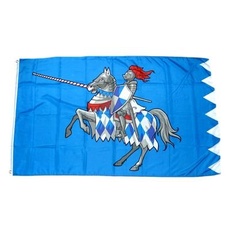 Fahne Ritter mit Pferd blau NEU 90 x 150 cm Flaggen
