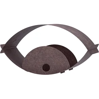 Alberts 355012 Vogelhäuschen Aussicht | Vogelfutterhaus aus Edelstahl in verschiedenen Trendfarben | Vogelhaus zum aufhängen oder hinstellen | Größe 420 x 110 x 140 mm