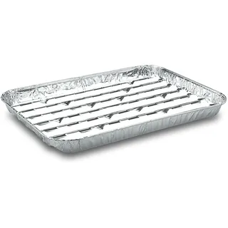Alu-Grillpfannen Grillschalen BBQ, 34.4 x 22.4cm, mehrfach verwendbar, 100 Stk.
