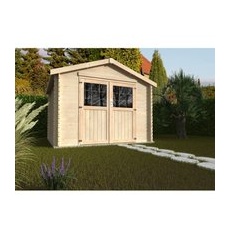 Decor et Jardin Gartenhaus Valodeal Natur 317 cm x 313 cm