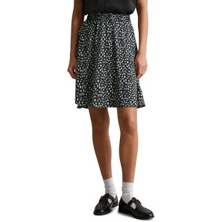 Marc O'Polo Denim Damen Minirock mit Gummizug A-Shape, Mehrfarbig (Dark Grey Multi 02), S