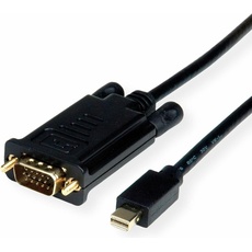 Roline Kabel Mini DisplayPort-VGA, Mini DP ST (1 m), Video Kabel