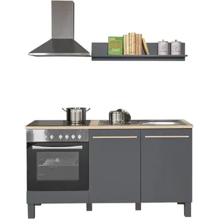 Bega BBK Küchenzeile Bilberry 160 cm anthrazit