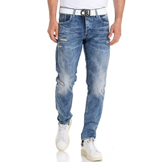 Cipo & Baxx Destroyed-Jeans »Regular«, im Used-Look, blau