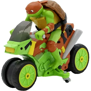 TEENAGE MUTANT NINJA Turtles | TMNT Seitlich Abrollendes Motorrad der Raphs Rad Ride RC Serie | TMNT Aktions-Spielzeug & Geschenke für Kinder ab 3 Jahren