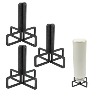 xyuayamz Flaschenständer zum Abtropfen, Flaschenabtropfgestell, Ausschnittdesign Flaschen Trockenständer, Abtropfhalter für Flaschen mit einem Halsdurchmesser von mehr als 2,5 cm, 3 Stück