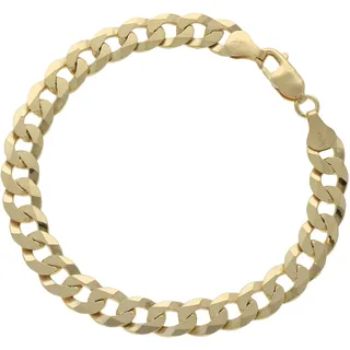 Armband FIRETTI "Schmuck Geschenk Silber 925 Armschmuck Armkette Panzerkette" Gr. 19, gold (gelbgoldfarben), Armbänder, Herren, 19, Silber 925 (Sterlingsilber), Armband