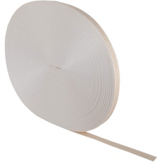 Schellenberg 11430 Rolladengurt 18 mm x 50 m Rollladengurt, Gurtband, Rolladenband, beige