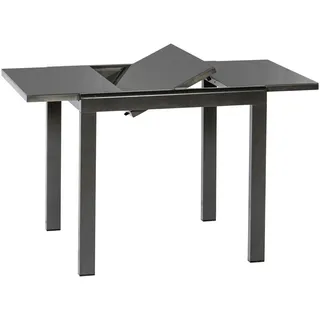 Merxx Balkon-Ausziehtisch 65x65cm graphit/grau (26443-217)