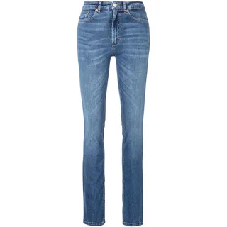 BOSS ORANGE Slim-fit-Jeans »C_ROSA HR 2.0«, mit Leder-Badge, blau