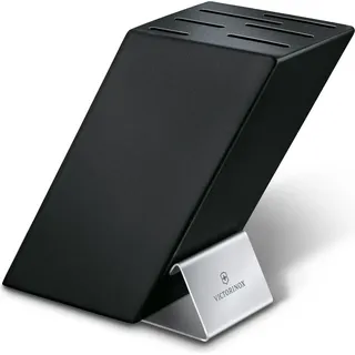 Swiss Modern, Messerblock, Buchenholz schwarz, leer