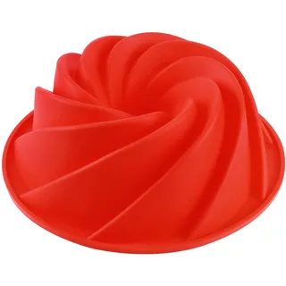 HO-SFSM Gugelhupfform Silikon, Silikonbackform, Kuchenbackformen | Silikon, Antihaft, Temperaturbeständig, für Kuchen, Götterspeise, Brot