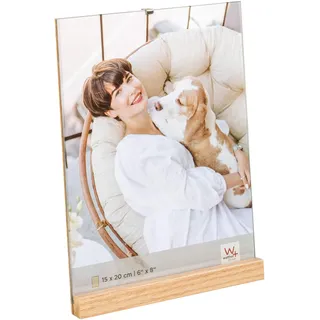 walther design Bilderrahmen natur 15 x 20 cm Holz-Portraitrahmen, Hochformat Simplicity YQ520P