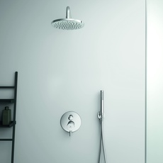 Ideal Standard - Ceraline Duschset komplett mit Innen- und Außenteil, verchromt