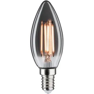 Paulmann 1879 Filament LED Kerze E14 4 Watt Glas Grau Rauch