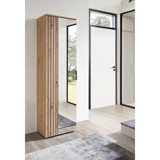 HBZ Volano Garderobenschrank 57x38x195cm schwarz