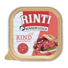 9x300g Vită RINTI Kennerfleisch Hrană umedă câini