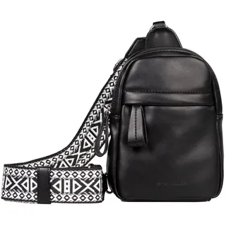 Tom Tailor Palina Damen Umhängetasche Crossbody Bag Klein Schwarz