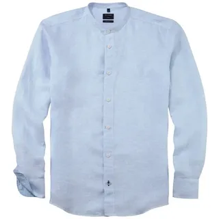 Olymp Herren Hemd blau gestreift, blau, NOS