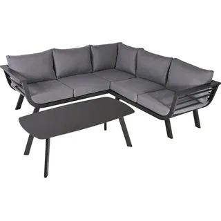 Garden Pleasure AURELIA Loungeset hellgrau/dunkelgrau