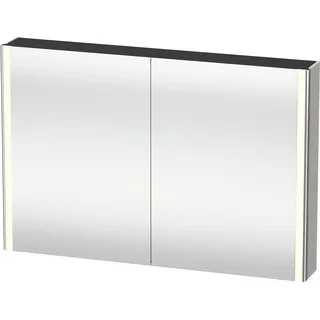 Duravit XSquare Spiegelschrank mit LED- Beleuchtung, 1200x800x155mm, XS7114007070000, Farbe: Betongrau Matt