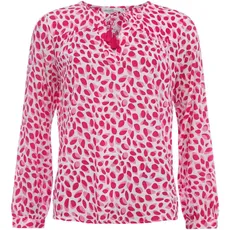 Bild Shirtbluse, allover gemustert, pink