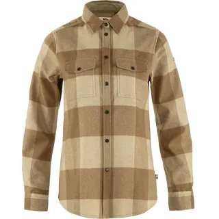 Fjällräven Damen Canada Shirt, Buckwheat Brown/Light Beige, XXL