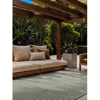 Ted Baker Linley Wendeteppich 160 x 230 cm Grün/Weiß