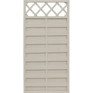 Sichtschutzzaun-Element Country Cream lasiert 180 cm x 90 cm