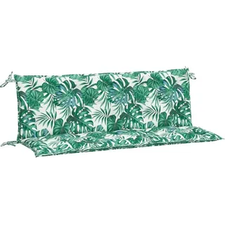 vidaXL Bankauflage 150 x 50 x 7 cm grün 2 St.