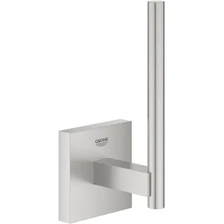 Grohe Start Cube - Reservepapierhalter (Wandmontage, verdeckte Befestigung, Material: Metall), supersteel, 40979DC0