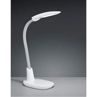 Flexible LED Tischlampe mit USB Anschluss in weiß dimmbar 4-fach TOUCH H 62cm