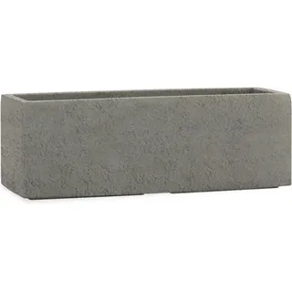 Pflanzwerk Pflanzkübel Tub Premium Frostbeständig Lava 50 cm Grau