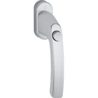 HOPPE Fenstergriff LIÈGE Druckknopf, Vierkant 7 x 37, silber eloxiert