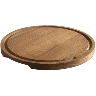 Assheuer & Pott APS 756 Servierbrett PIZZA aus Eichenholz, Ø 29 cm,