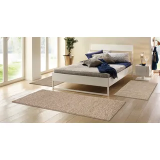 OTTO home Bettumrandung »Wolly, Handweb Teppiche« Höhe 14, mm 3 Stk. tlg. Bettvorleger, Wolle, handgewebt, Läufer-Set Wohnzimmer, Schlafzimmer,