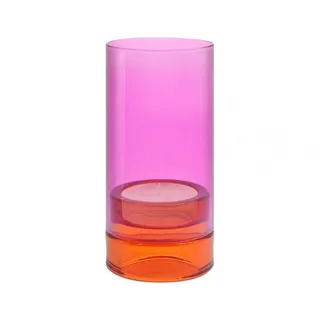 REMEMBER Lys Pink - 19 cm hoch - modernes Design Windlicht