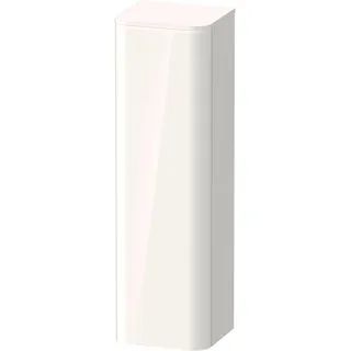 Duravit Happy D.2 Plus Halbhochschrank, 400x1336x360 mm, eine Tür, Anschlag links, HP1261L2222, Farbe: Weiß Hochglanz Dekor
