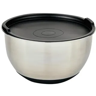 KESPER Rührschüssel mit Deckel, Edelstahl, grau