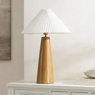 SAFAVIEH Modern Glas Tischlampe, Antik Braun
