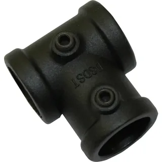 GARDINIA Vorhangstange T-Stück Industrial Home Ø 25 mm 240 cm Schwarz