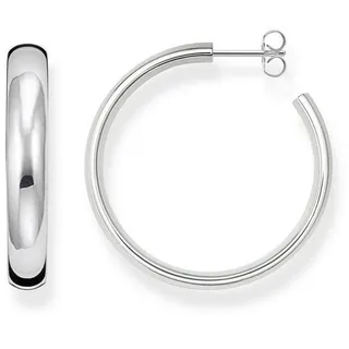 Thomas Sabo Creolen Chunky mittelgroß silber 36 mm