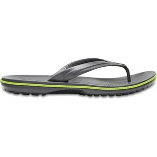 Crocs Crocband Flip Flip, Graphite/Volt Green, 36/37 EU