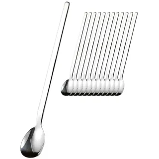 Esmeyer Langstiellöffel 12 St. Edelstahl 18/10 Silber