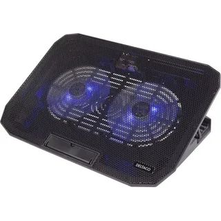 deltaco Laptop Cooler for 15.6" lapotop 2 x 120mm fan