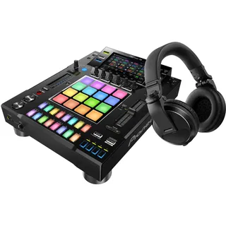 Pioneer DJ DJS-1000 + HDJ-X5-K Schwarz SET