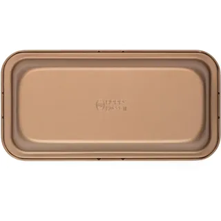 Russell Hobbs RH02147GEU7 Opulence brotbackformen, 28cm Toastbrot Backform aus Kohlenstoffstahl, klein kastenform, Antihaftbesch brotbackform, leicht zu reinigen, Ofenfest bis 220 °C/Gas Stufe 7, Gold