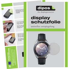 Dipos Displayschutzfolie Antireflex, Smartwatch Schutzfolie, Transparent